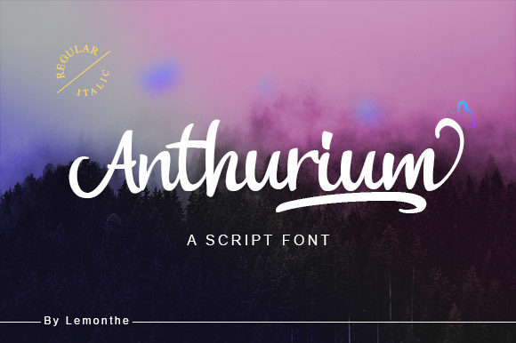 Anthurium: A Script Font That Elevates Campaigns
