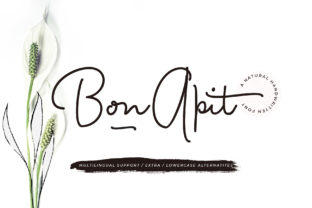 Bon Apit: A Script Font for Editorial Elegance