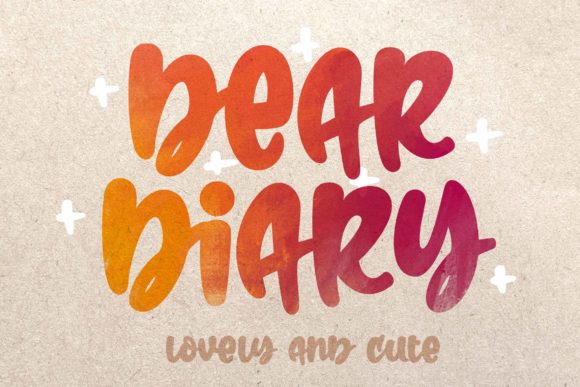 Dear Diary: A Bold Script Font for Campaigns