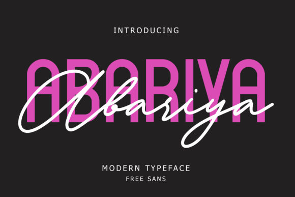 Font Choice That Elevates Your Web Design: Abariya