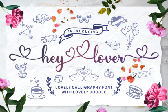 Hey Lover: A Script Font That Adds Romance to Your Brand