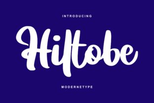 Hiltobe: A Script Font That Elevates Campaigns with Playful Elegance