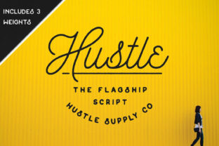 Hustle: A Script Font with Modern Cool