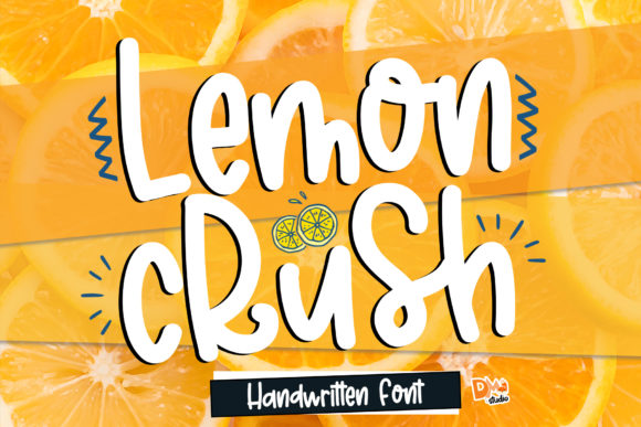 Lemon Crush: A Handwritten Font for Web Design
