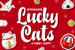 Lucky Cats: A Playful Script Font for Creative Branding