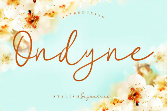 Ondyne: A Versatile Handwritten Font for Creative Branding