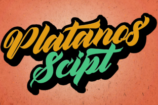 Platanos: A Script Font for Bold Digital Branding