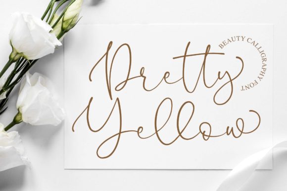 Pretty Yellow: The Font That Elevates Your Brand