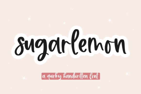 Sugarlemon: A Timeless Script Font for Crafters and Designers