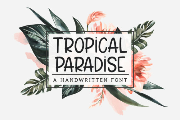 Tropical Paradise: A Font for Editorial Elegance